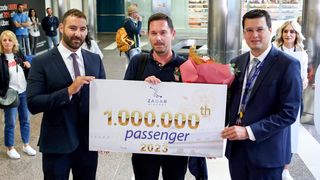 Milijunti putnik sletio u Zračnu luku Zadar