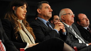 Zadar, 160413.HNK Zadar. Obiljezavanje 20 godina zadarske zupanije.Na fotografiji: detalj s proslave; Ante Gotovina i gradonacelnik Zvonimir Vrancic.Foto: Luka Gerlanc / CROPIX Zadar, 160413.HNK Zadar. Obiljezavanje 20 godina zadarske zupanije.Na fotografiji: detalj s proslave; Ante Gotovina i gradonacelnik Zvonimir Vrancic.Foto: Luka Gerlanc / CROPIX