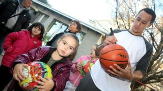 Košarkaši i djelatnici KK Zadar posjetili dječji vrtić Latica, Foto: Dino Stanin/PIXSELL Košarkaši i djelatnici KK Zadar posjetili dječji vrtić Latica, Foto: Dino Stanin/PIXSELL