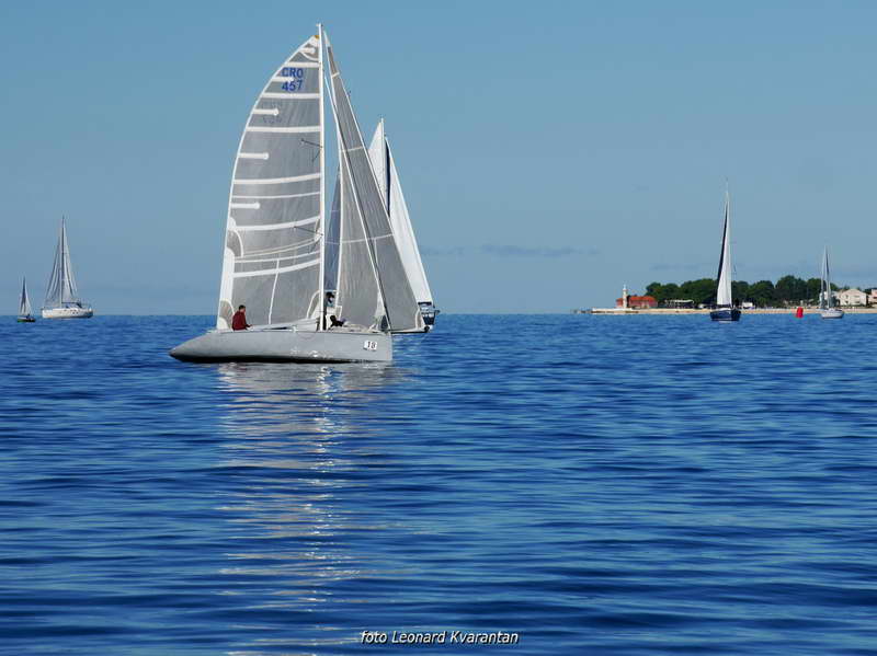 Zadarska Koka 2016. gledana s mora. Foto: Leonard Kvarantan Zadarska Koka 2016. gledana s mora. Foto: Leonard Kvarantan