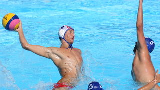 Rim  0108709. 
13 Svjetsko prvenstvo u vaterpolu Rim 2009.
Vaterpolo utakmica za trece mjesto :  Hrvatska : Amerika
Na fotografiji : sandro  Sukno
Foto: Vladimir Dugandzic / CROPIX