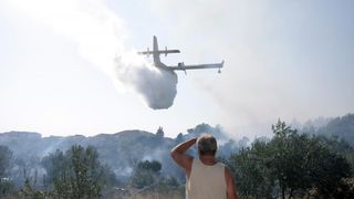 Požar na Plovaniji 11. kolovoza 2013. Foto: Željko Mršić/PIXSELL Požar na Plovaniji 11. kolovoza 2013. Foto: Željko Mršić/PIXSELL