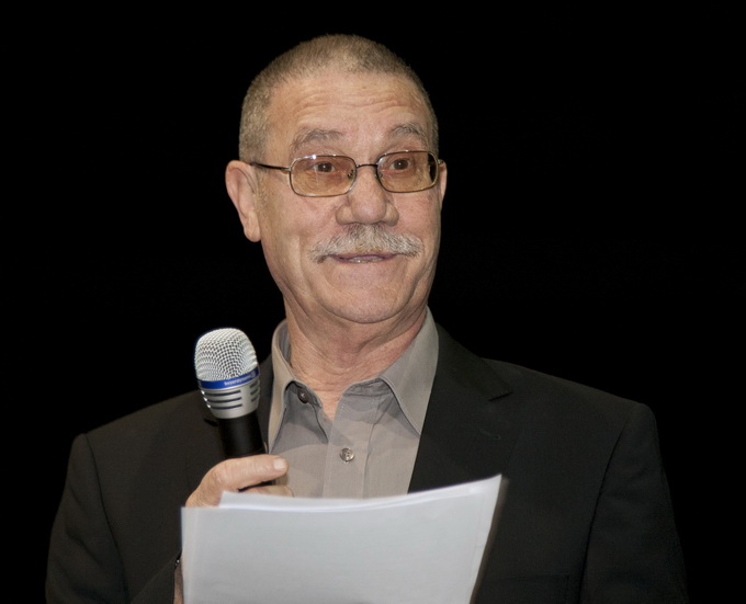 Split, 190313.
MKC Split. 
Poceo je sedmi Pricigin, splitski festival pricanja prica. 
Dodjela cetvrte PriceSTI,  nagrade za najbolju javnu pricu 2012. godine.
Na fotografiji: dr. Petar Filipic.
Foto: Vojko Basic / CROPIX