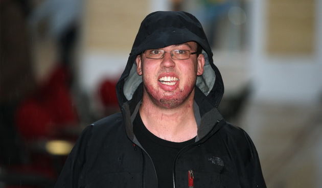 Zadar, 251011.
Danas je na Zupanijskom sudu u Zadru nastavljeno sudjenje Drazenu Slavici. Na fotografiji  : Frane Lucic jedini prezivjeli  vatrogasac svjedoci o kornatskoj tragediji.
Foto : Andrijia Lucic / cropix