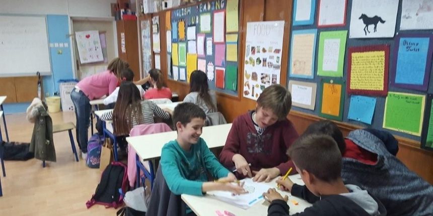 Učionica, OŠ Šime Budinića, učenici, škola Učionica, OŠ Šime Budinića, učenici, škola