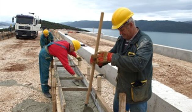 Pelješki most – radovi (foto: Cropix)
