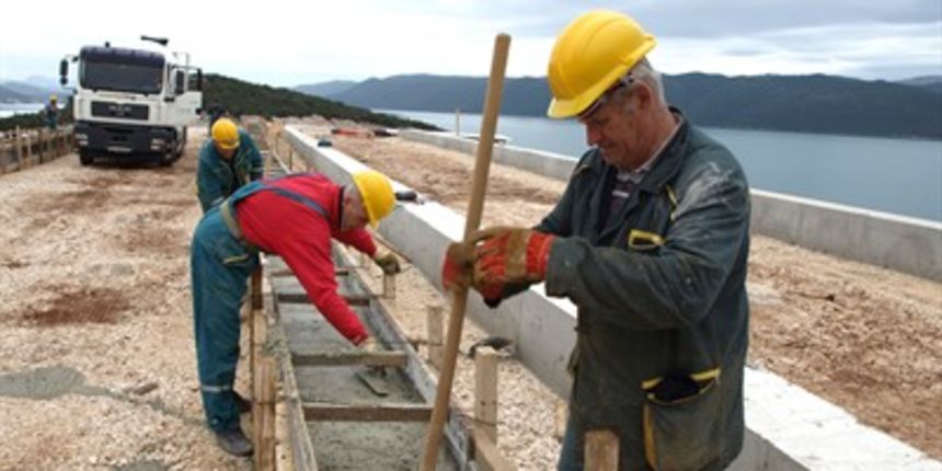 Pelješki most – radovi (foto: Cropix) Pelješki most – radovi (foto: Cropix)