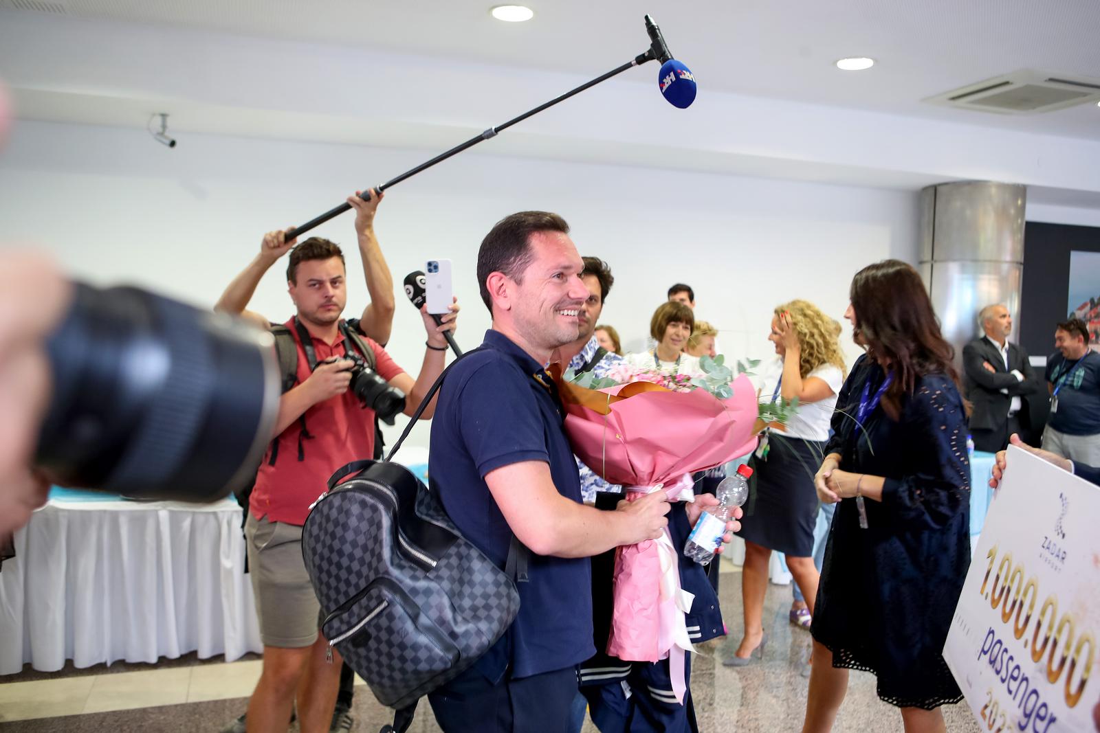 Milijunti putnik sletio u Zračnu luku Zadar