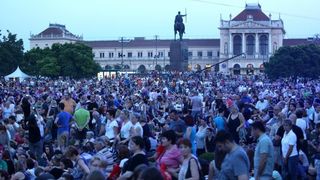 Zagreb Classic: Rođendanski koncert 2Cellos, Zucchera i Olivera na Tomislavcu. Photo: Anto Magzan/PIXSELL Zagreb Classic: Rođendanski koncert 2Cellos, Zucchera i Olivera na Tomislavcu. Photo: Anto Magzan/PIXSELL