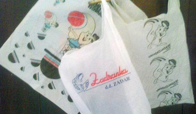 Prikupljanje plastičnih vrećica iz prošlog stoljeća, Eko Zadar, stare vrećice, Zadranka