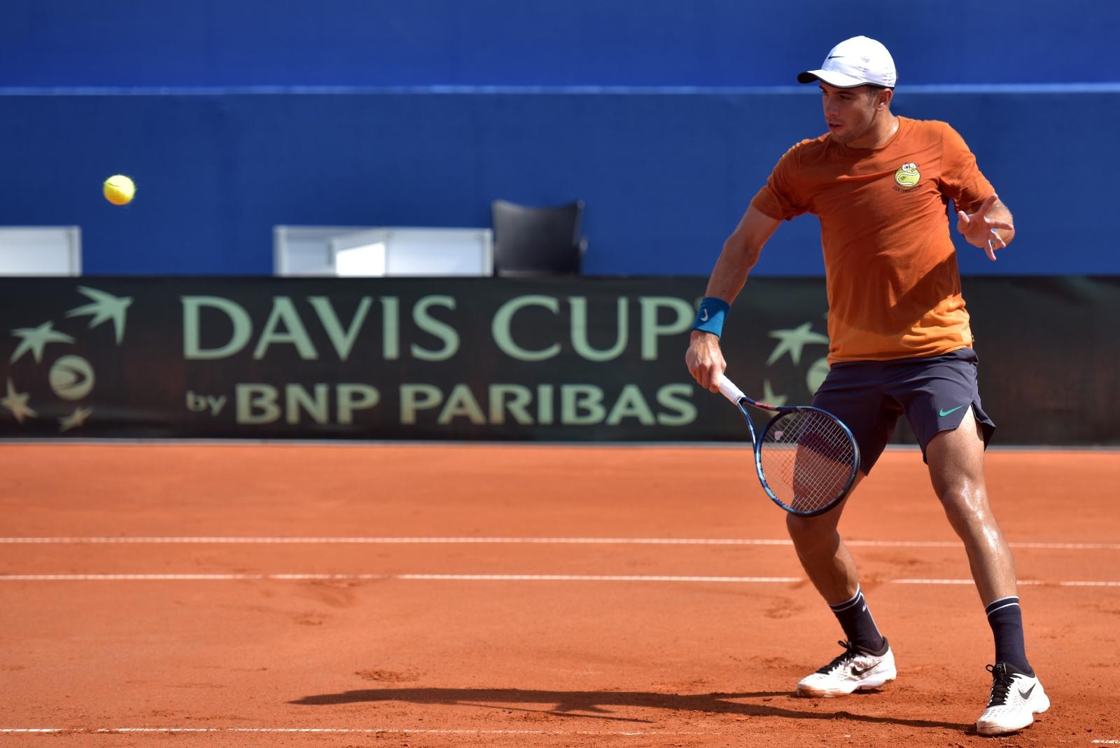 Trening Borne Ćorića uoči Davis Cup meča između Hrvatske i SAD-a Trening Borne Ćorića uoči Davis Cup meča između Hrvatske i SAD-a