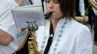 Biograd: Mazoretkinje, gradska glazba i srednjovjekovni biogradski kostimi