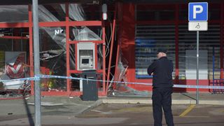 Raznesen bankomat u sklopu Plodina na Žmirićima Raznesen bankomat u sklopu Plodina na Žmirićima