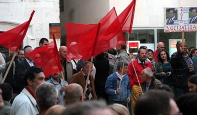 Prosvjed u Splitu protiv kapitalizma, foto: Leo Nikolić/tportal