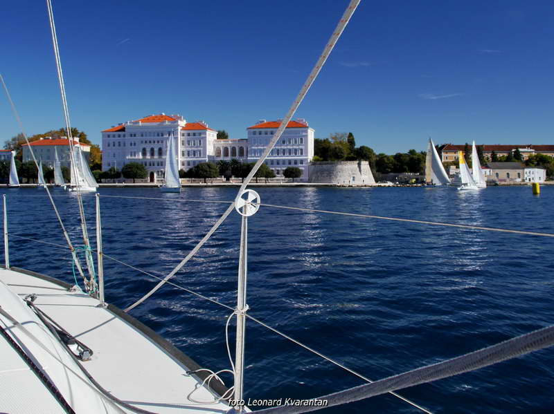 Zadarska Koka 2016. gledana s mora. Foto: Leonard Kvarantan Zadarska Koka 2016. gledana s mora. Foto: Leonard Kvarantan