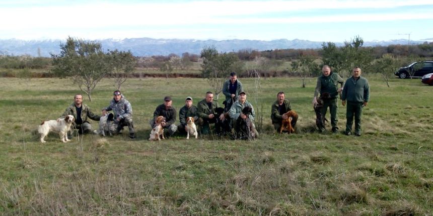 Smotra lovačkih pasa ptičara u Smilčiću