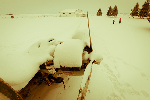 Priča zaboravljenog aviona u Otočcu, foto: Leo Banic