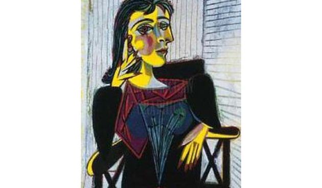 Žena koja sjedi u plavom, Picasso