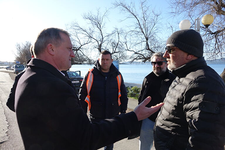 Gradonačelnik Dukić obišao gradilišta sustava odvodnje