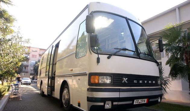 Gradska knjižnica Zadar. Bibliobus. Photo: Dino Stanin/PIXSELL