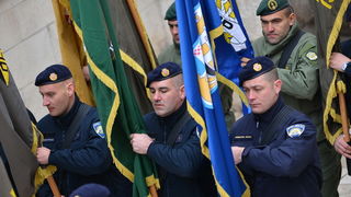 Svečani mimohod postrojbi u povodu proslave 23. obljetnice VRO Maslenica. Foto: Iva Perinčić