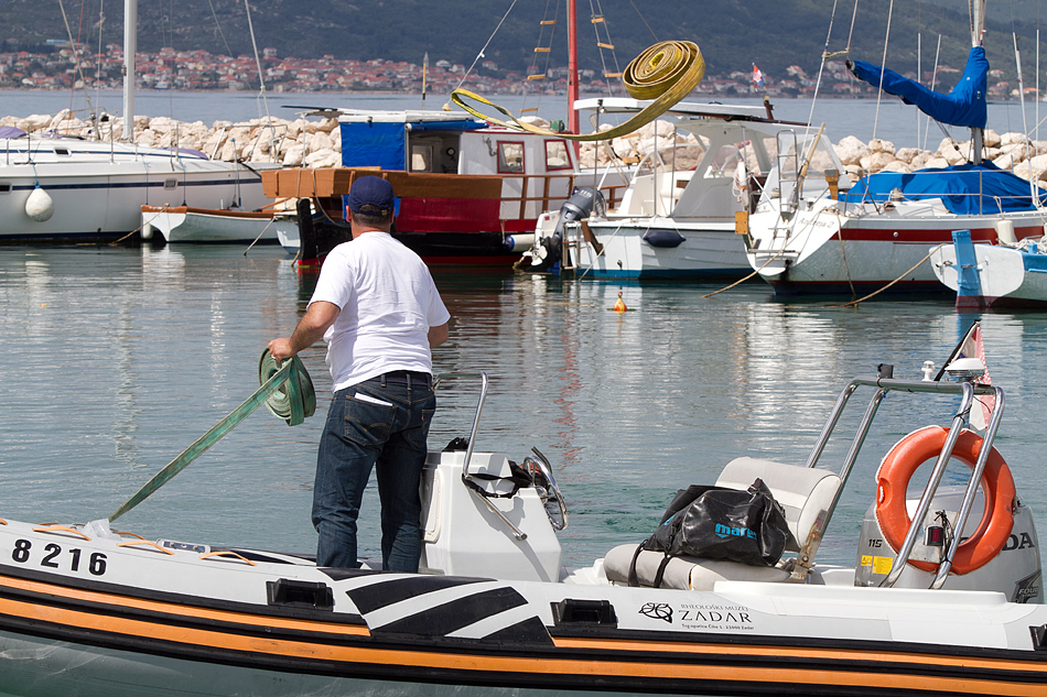 Vježba spašavanja u uvali Jaz, foto: Leo Banić