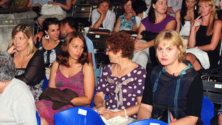 Festival suvremen glazbe: Daniele di Bonaventura trio i Jelana Radan, Foto: Nenad Marcev Festival suvremen glazbe: Daniele di Bonaventura trio i Jelana Radan, Foto: Nenad Marcev