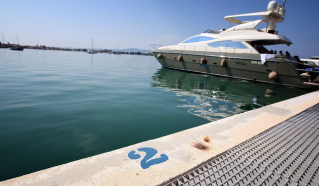 Vez na kojem je bila privezana jahta (Foto: Vladimir Ivanov/CROPIX)