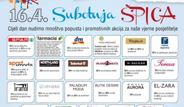 Subotnja špica u City Galleriji