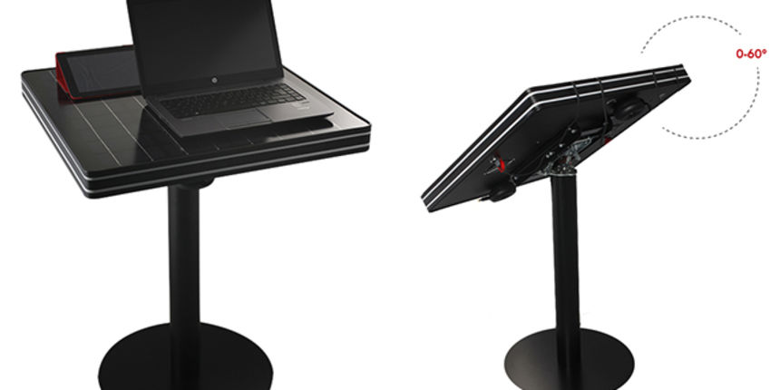 Solarni stolić za punjenje mobitela. Foto: Saniteh Solarni stolić za punjenje mobitela. Foto: Saniteh