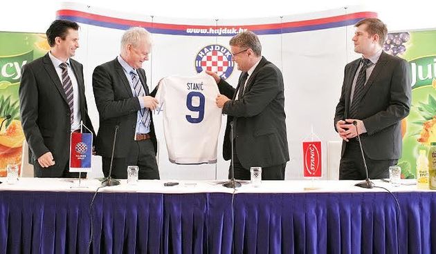 Stanić Beverages i HNK Hajduk potpisali dvogodišnji ugovor o sponzorstvu