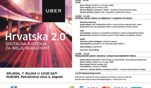 Panel rasprave “Hrvatska 2.0: Digitalna rješenja za bolju budućnost”