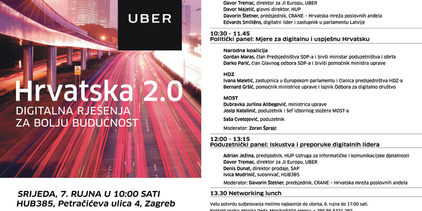 Panel rasprave “Hrvatska 2.0: Digitalna rješenja za bolju budućnost” Panel rasprave “Hrvatska 2.0: Digitalna rješenja za bolju budućnost”