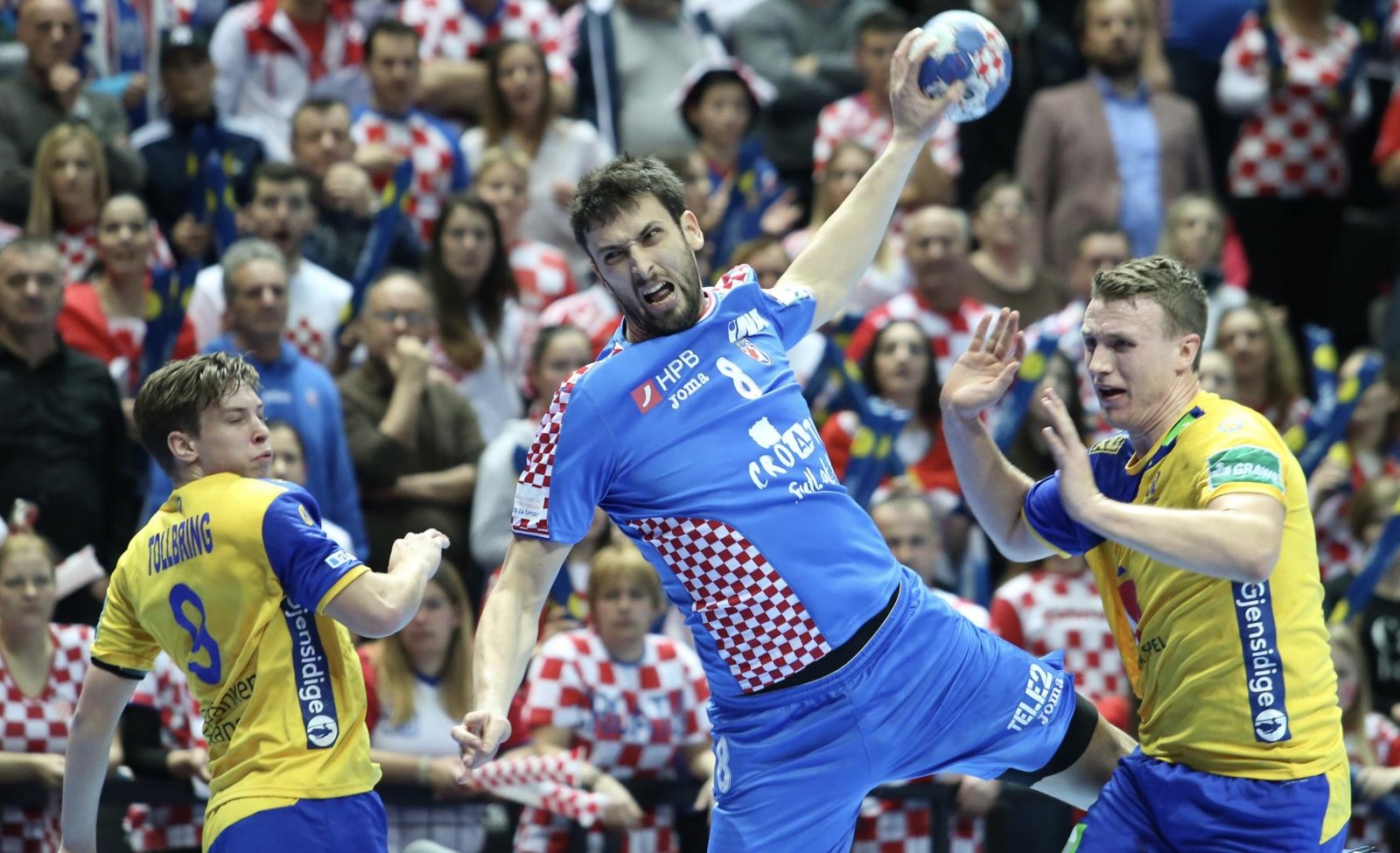 Spaladium Arena, Split – Europsko rukometno prvenstvo, skupina A, 3. kolo, Hrvatska – Švedska 31-35