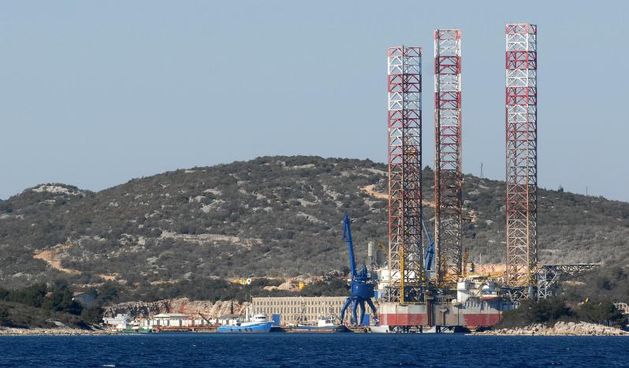 Lamjana, otok Ugljan- Brodogradiliste Nauta Lamjana. Ilustracija. Photo: Dino Stanin/PIXSELL