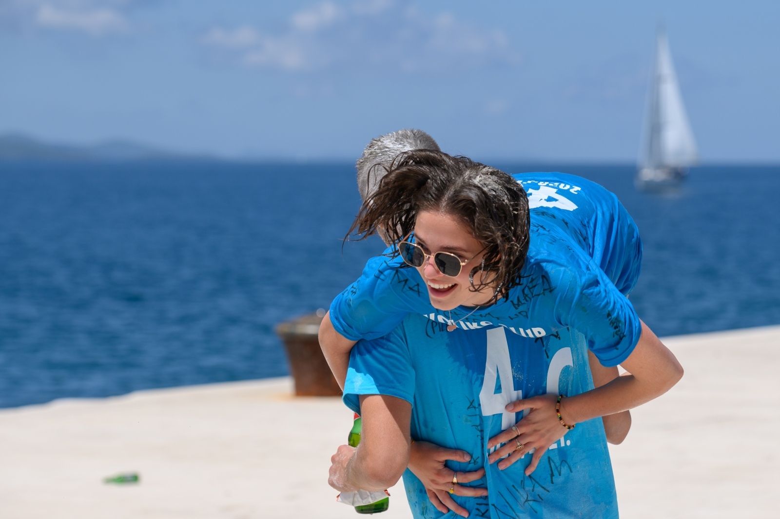 Zadarski maturanti obilježili kraj škole na rivi