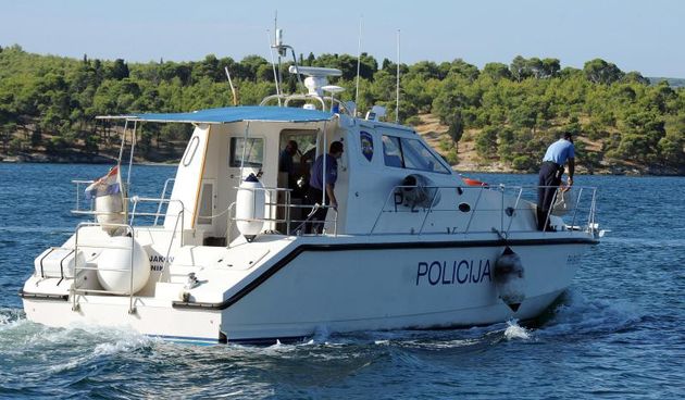 30.08.2013., Sibenik – Brod pomorske policije u kanalu Sv. Ante. Photo: Hrvoje Jelavic/PIXSELL Autor  Hrvoje Jelavic/PIXSELL KLJUČNE RIJEČI  ophodnja, pomorska policija, more, brod, policija