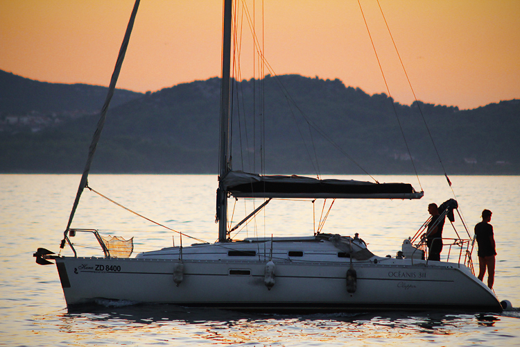 Suton na zadarskoj rivi 15. rujna 2011. (foto:Saša Čuka)