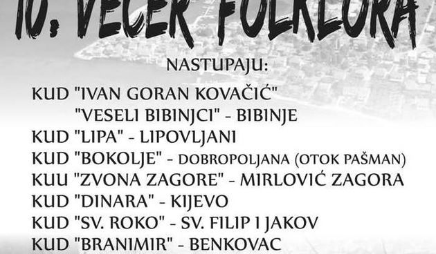 Bibinje: Večer folklora