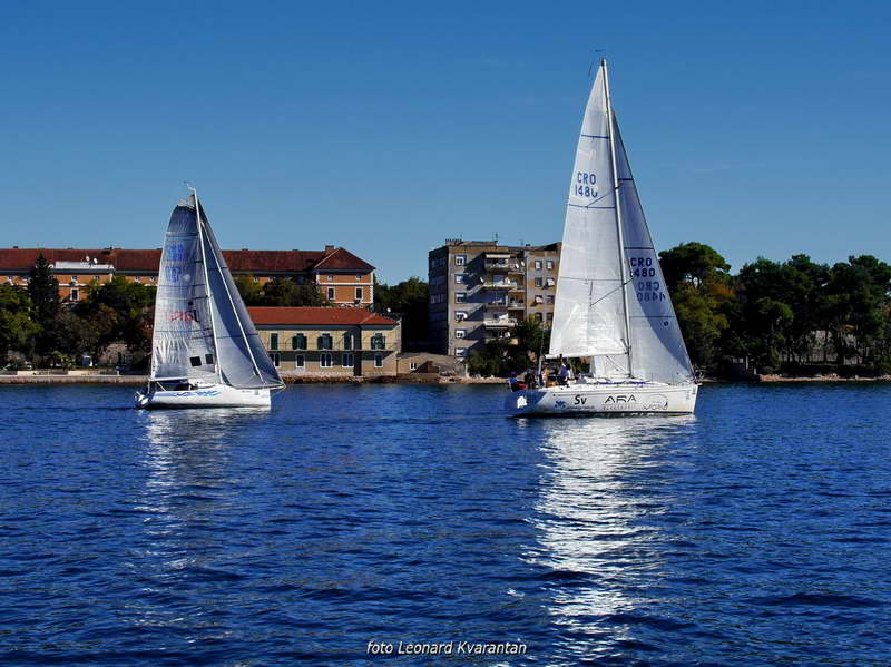 Zadarska Koka 2016. gledana s mora. Foto: Leonard Kvarantan Zadarska Koka 2016. gledana s mora. Foto: Leonard Kvarantan