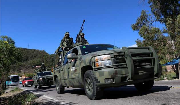 Meksiko, vojska, Foto: Hina