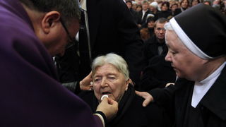 Zadar, 300110.
Pogreb zadarskog nadbiskupa Ivana Prendje u crkvi Svete Stosije.
Zadarski nadbiskup Ivan Prendja preminuo je iznenada  25. sijecnja 2010. godine u Zagrebu u 71. godini zivota, nakon 46 godina svecenistva i 20 godina biskupstva.
Na fotografi
