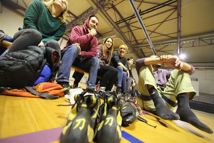 Bibinje: Županijsko natjecanje u sportskom penjanju na umjetnoj stijeni. Foto: Leo Banić