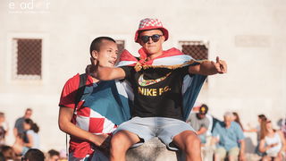 Zadar priredio čudesan doček svojim Vatrenim herojima (1)