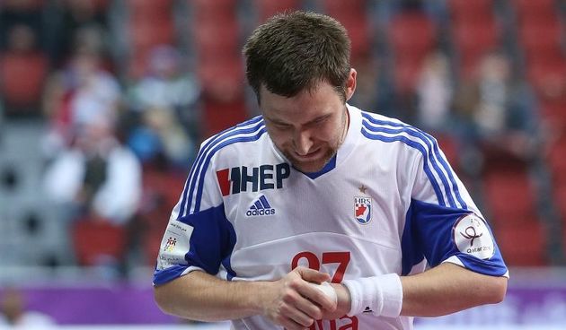 Doha, Katar – 24. svjetsko rukometno prvenstvo, 4. kolo, grupa B, Makedonija- Hrvatska. Photo: Goran Stanzl/PIXSELL