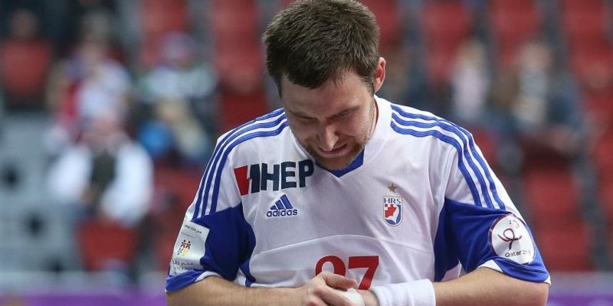 Doha, Katar – 24. svjetsko rukometno prvenstvo, 4. kolo, grupa B, Makedonija- Hrvatska. Photo: Goran Stanzl/PIXSELL