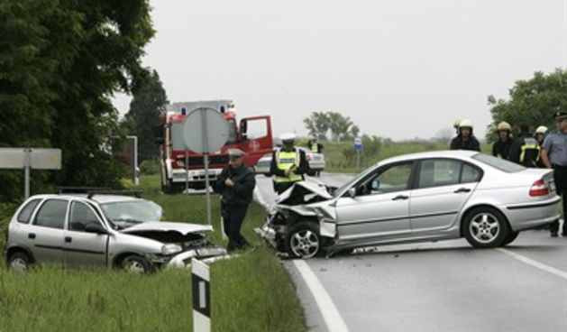 frontalni sudar (Foto: CROPIX / Vlado Kos)