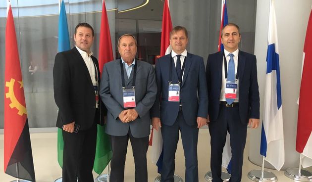 Zadarska delegacija u Krakowu: Boris Artić, Miljenko Domijan, Branko Dukić i Dražen Grgurović