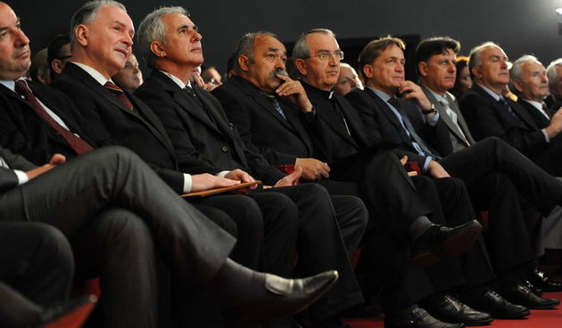 Zadar, 160413.
HNK Zadar. Obiljezavanje 20 godina zadarske zupanije.
Na fotografiji: detalj s proslave.
Foto: Luka Gerlanc / CROPIX