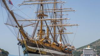 Talijanski školski brod “Amerigo Vespucci” u Dubrovniku. Photo. Grgo Jelavić/PIXSELL